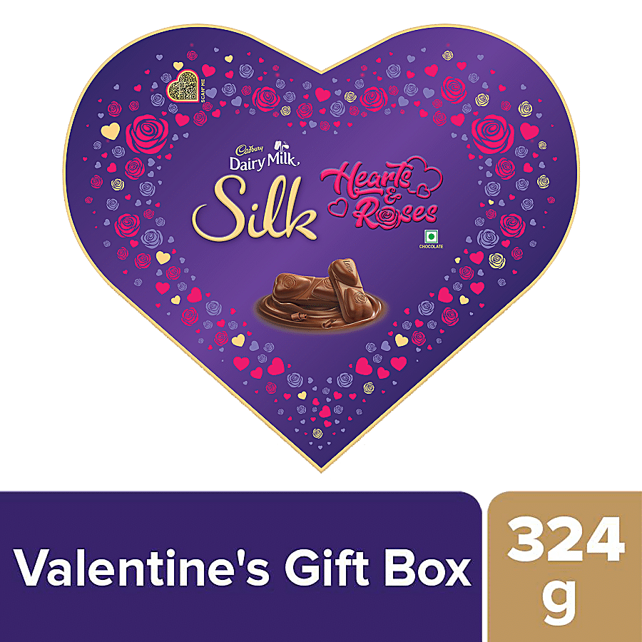 Cadbury Dairy Milk Silk Dairy Milk Silk Valentines Heart Shaped Gift Box