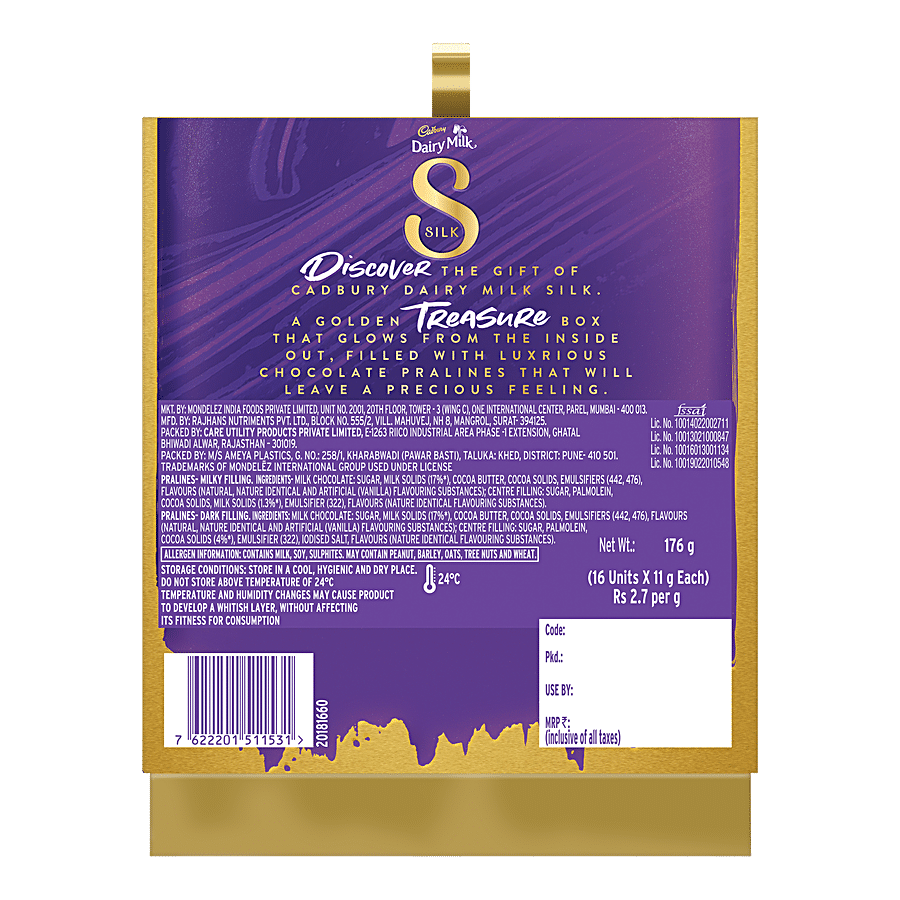 Cadbury Dairy Milk Silk Pralines Classic & Dark Chocolate Gift Pack