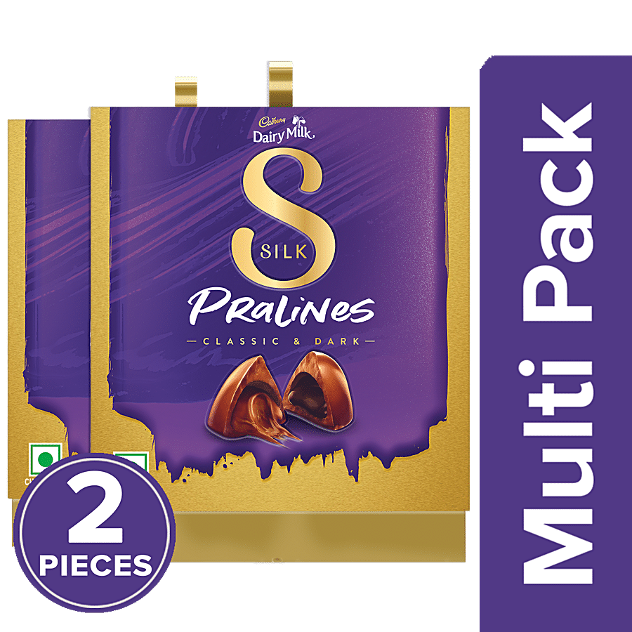 Cadbury Dairy Milk Silk Pralines Classic & Dark Chocolate Gift Pack