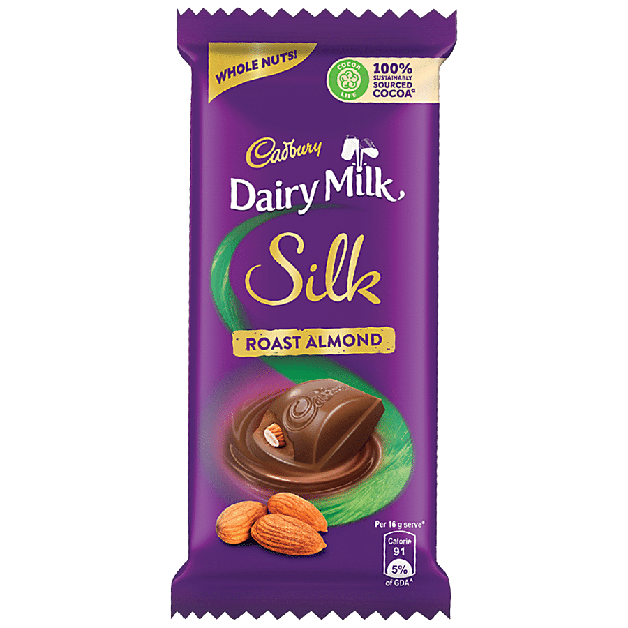 Cadbury Dairy Milk Silk Roast Almond Chocolate Bar