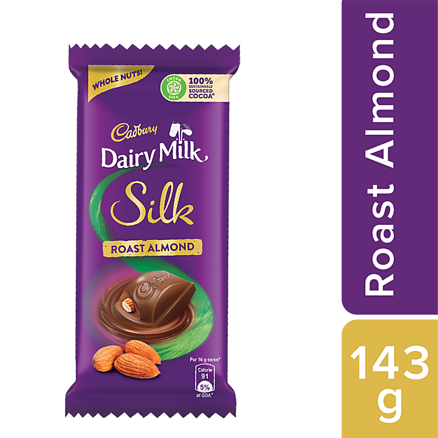 Cadbury Dairy Milk Silk Roast Almond Chocolate Bar