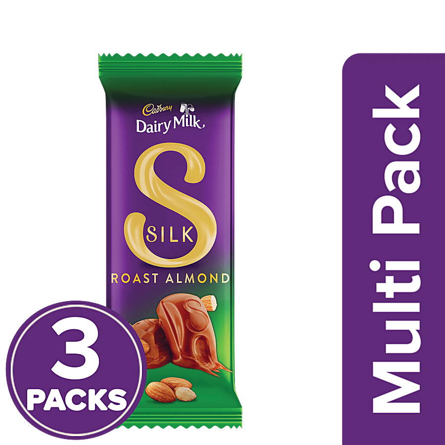 Cadbury Dairy Milk Silk Roast Almond Chocolate Bar