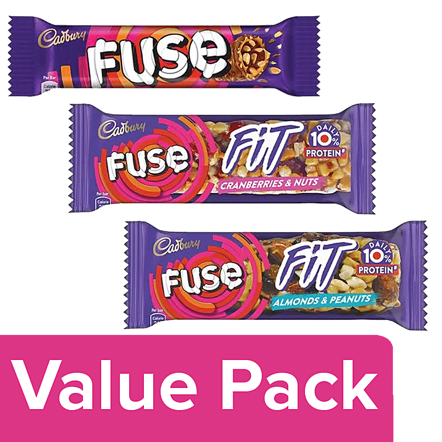 Cadbury Fuse Fuse Fit-Almonds&Peanuts