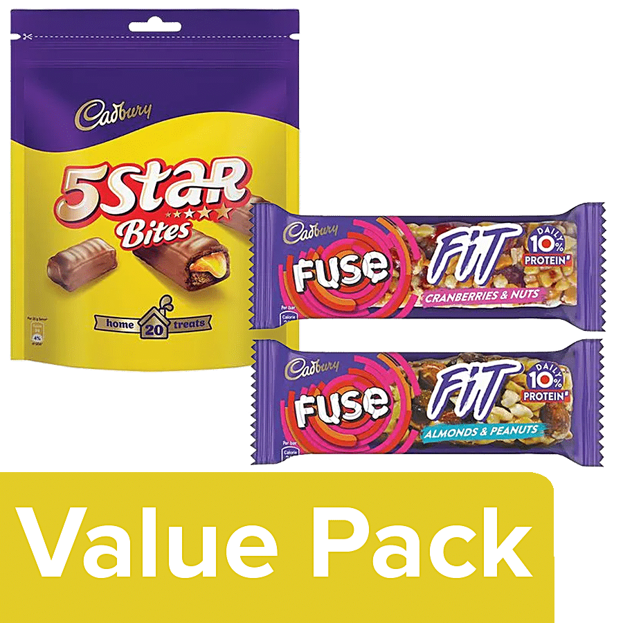 Cadbury Fuse Fuse Fit-Almonds&Peanuts