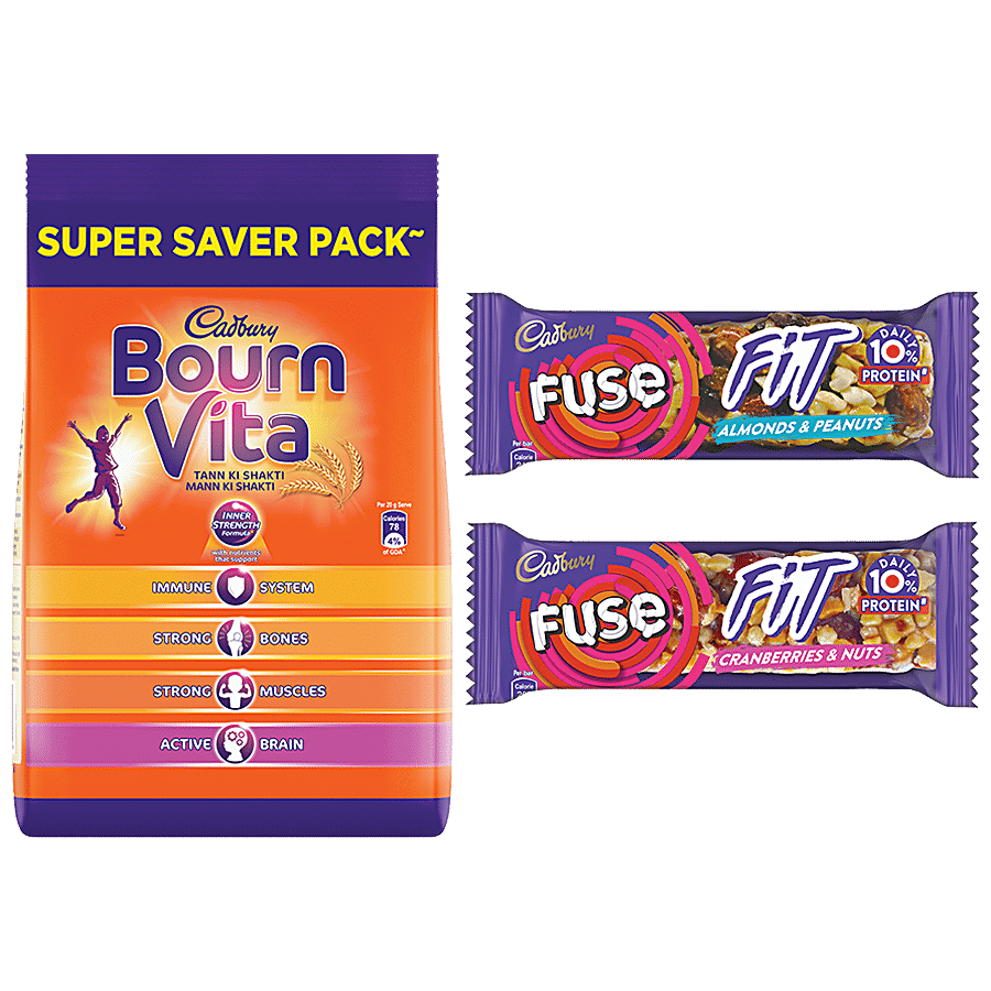 Cadbury Fuse Fuse Fit-Almonds&Peanuts