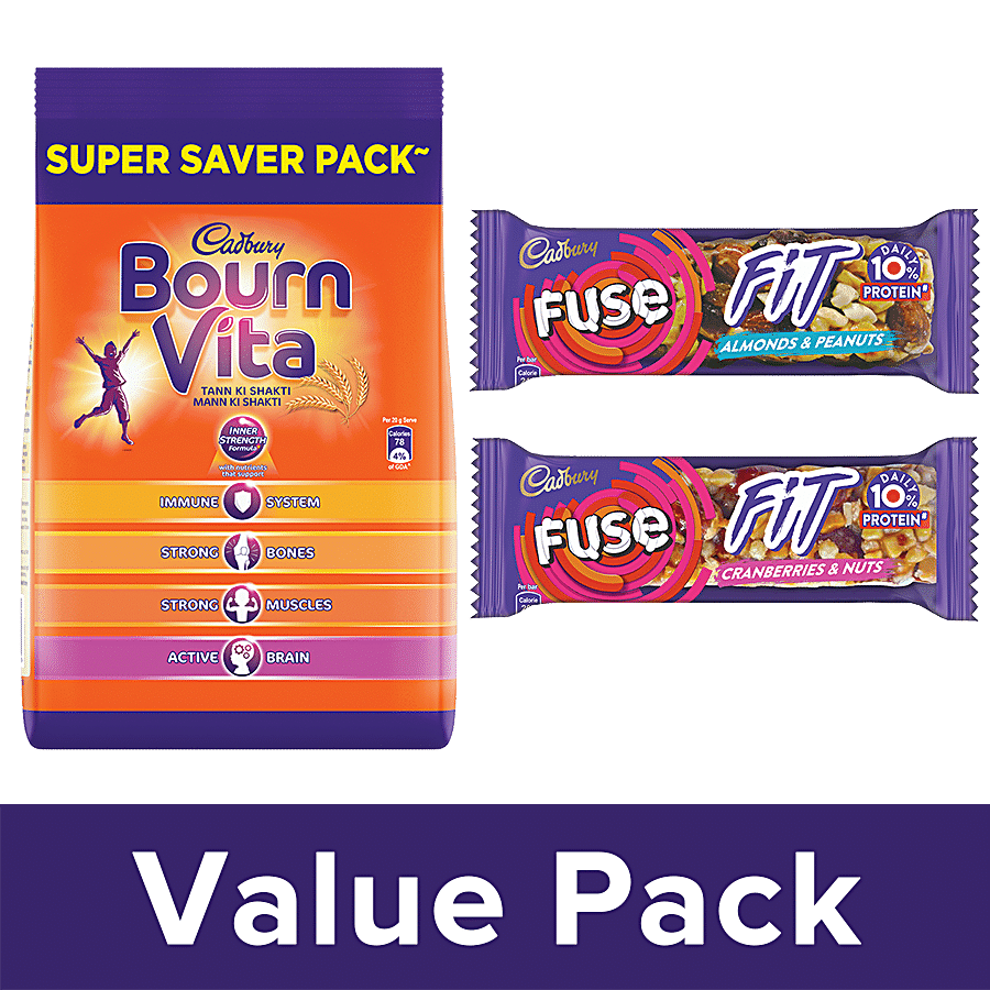 Cadbury Fuse Fuse Fit-Almonds&Peanuts