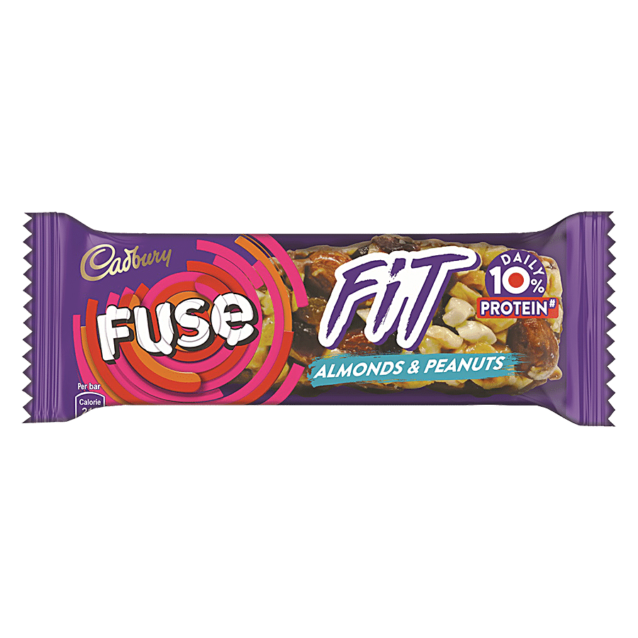 Cadbury Fuse Fuse Fit Snack Bar - With Almonds & Peanuts