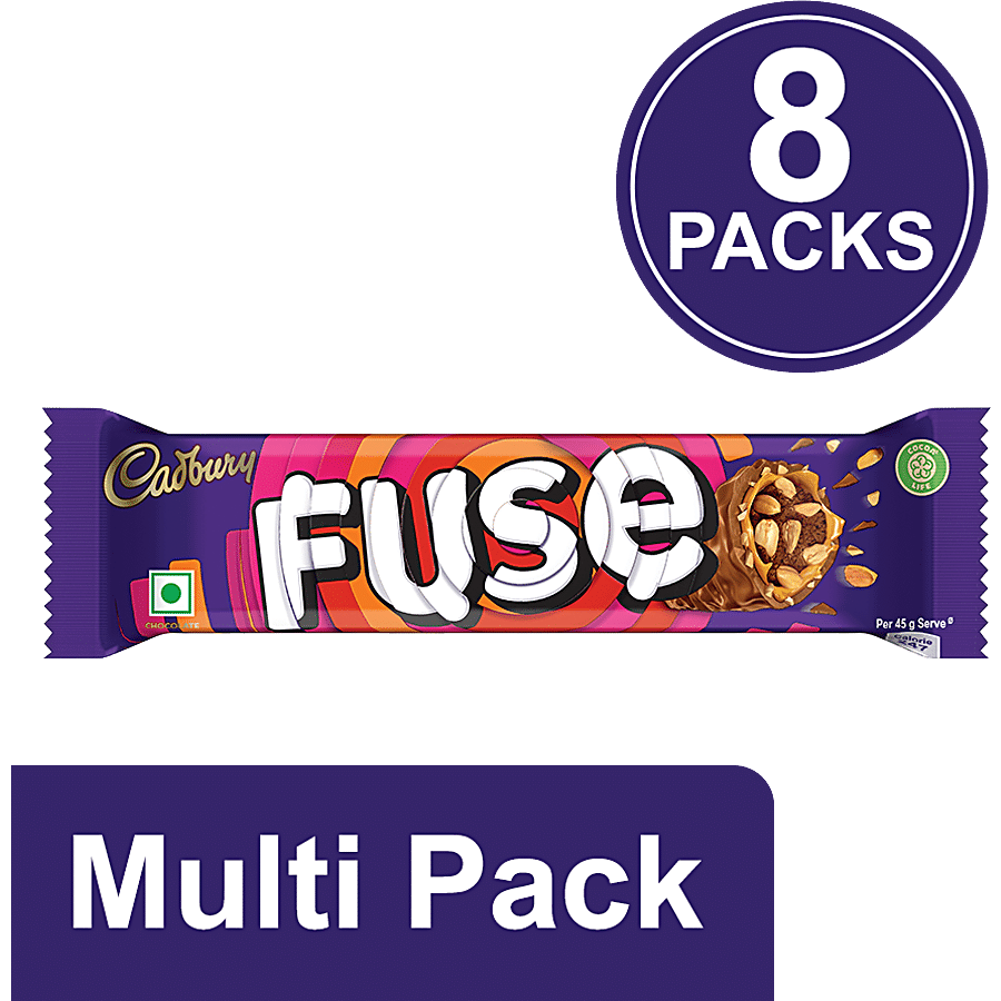 Cadbury Fuse Peanut & Caramel Filled Chocolate Bar