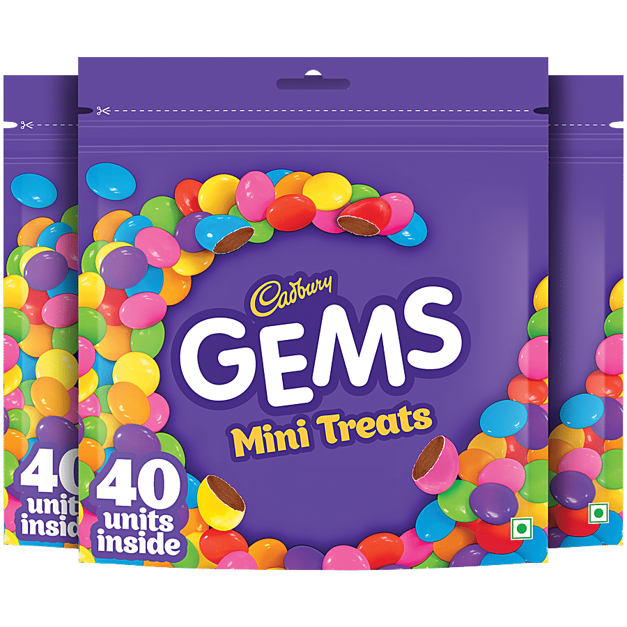 Cadbury Gems Minis Chocolate Home Treats Pack