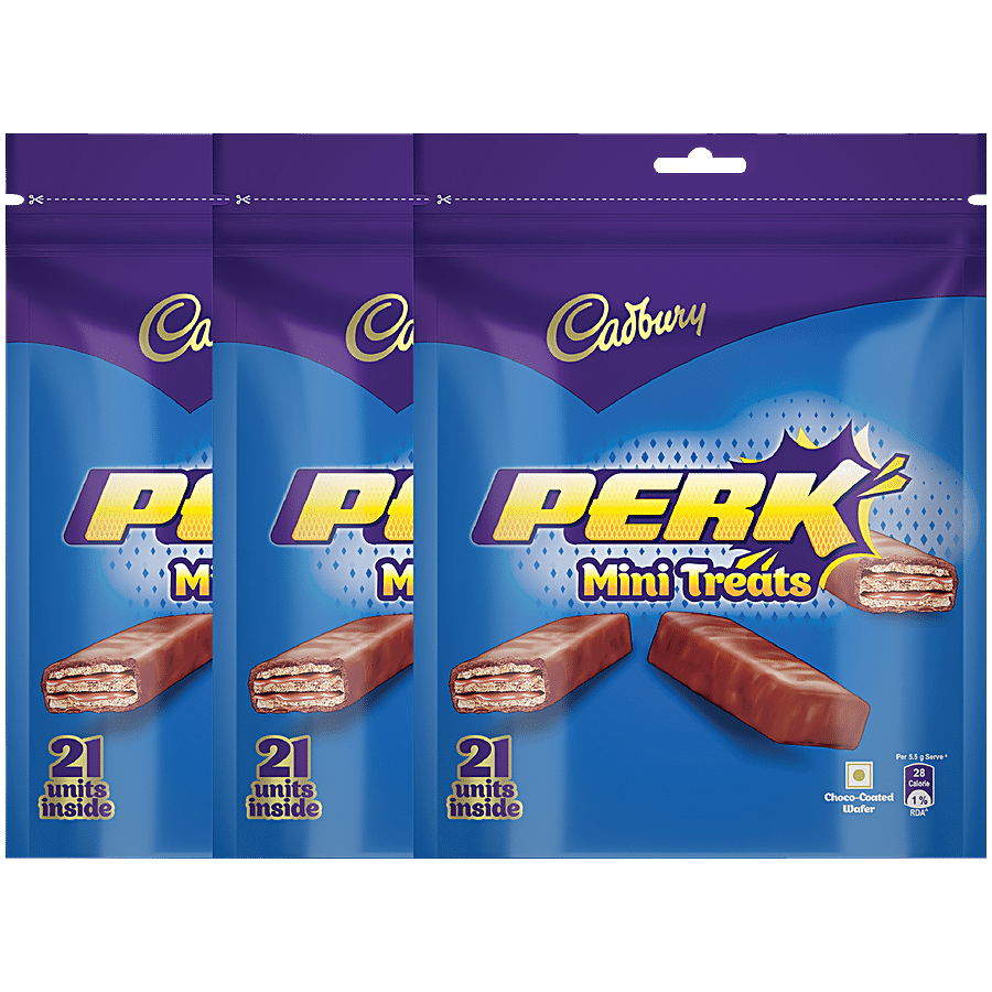 Cadbury Perk Chocolate Coated Wafer Home Treats