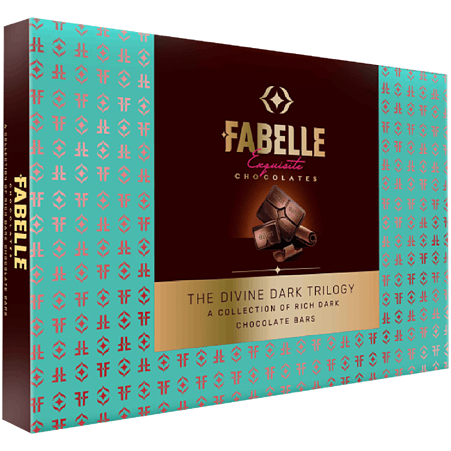 Fabelle Divine Dark Trilogy Exquisite Chocolates - Collection Of Rich