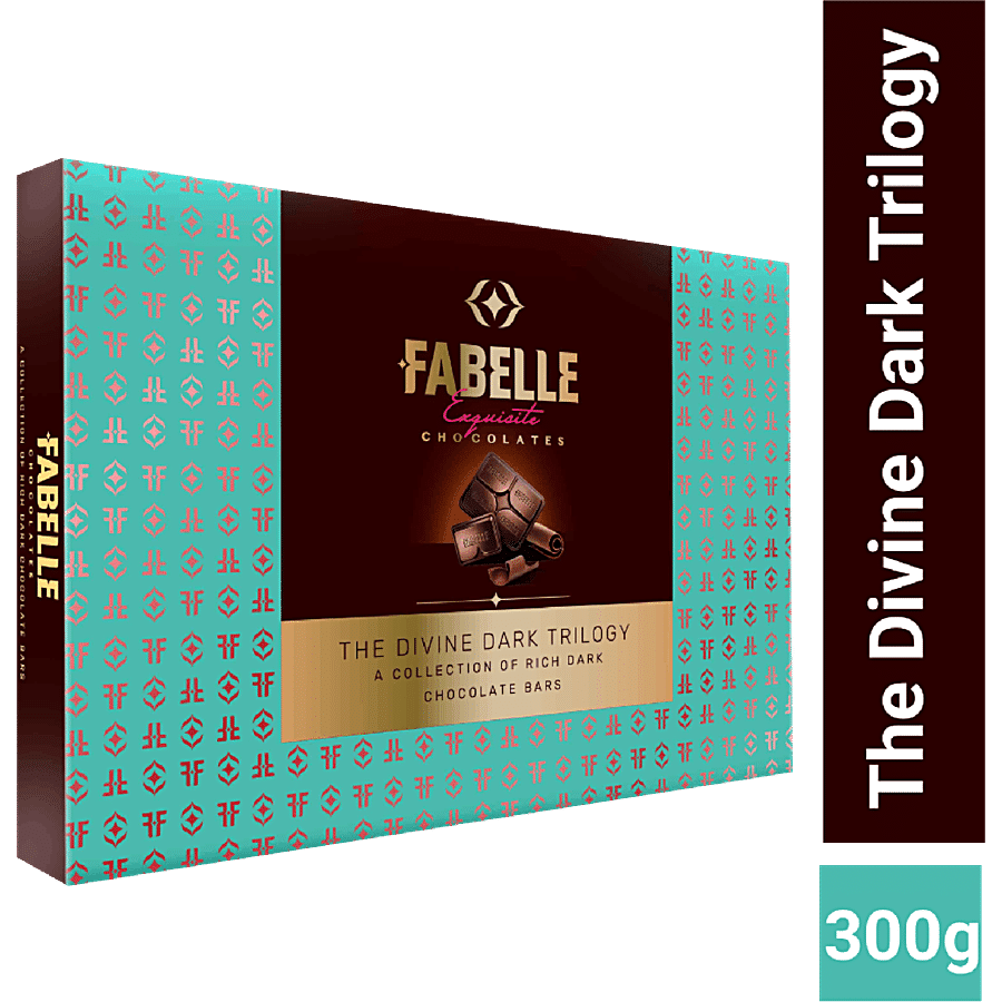 Fabelle Divine Dark Trilogy Exquisite Chocolates - Collection Of Rich