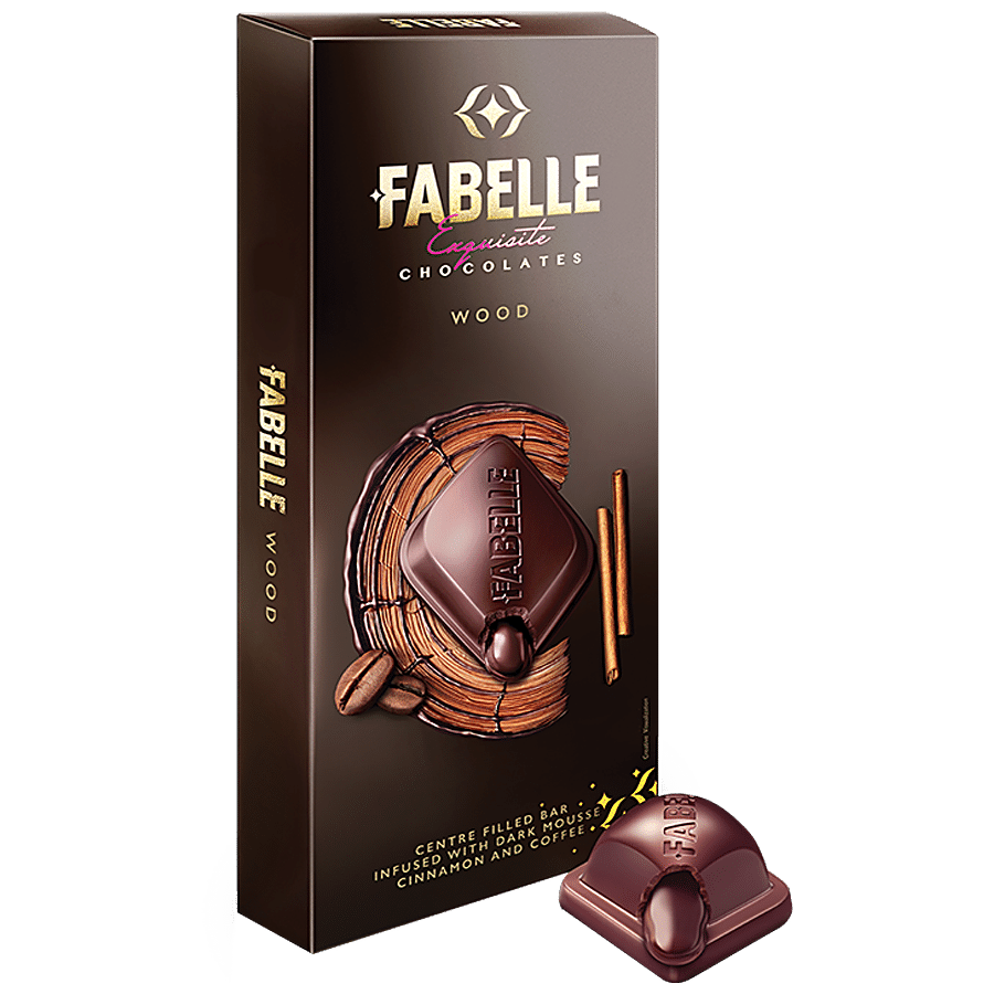 Fabelle Wood - Centre Filled Bar Infused With Dark Mousse