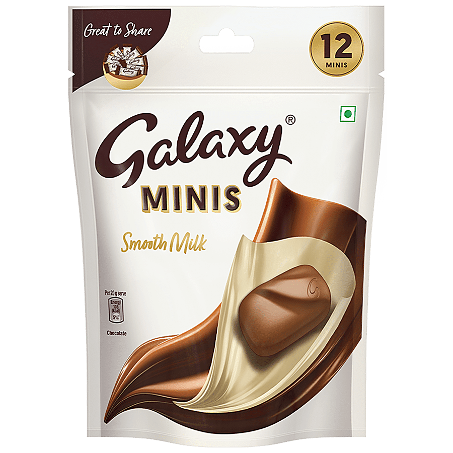 Galaxy Smooth Milk Minis Chocolate Pouch