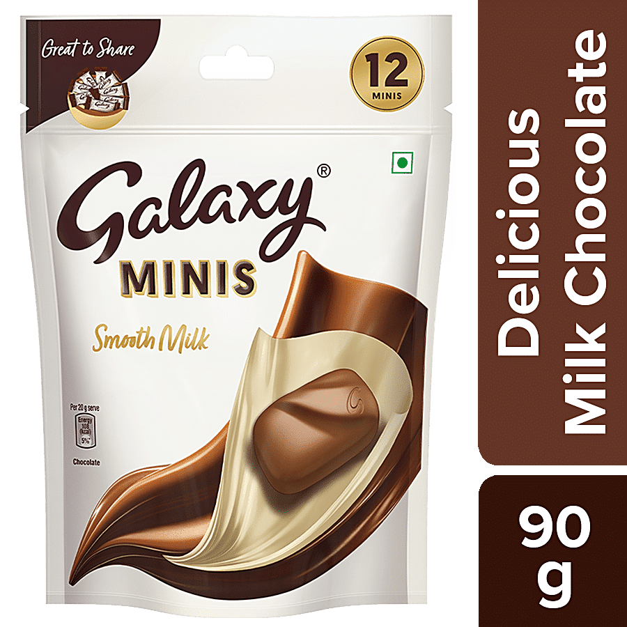 Galaxy Smooth Milk Minis Chocolate Pouch