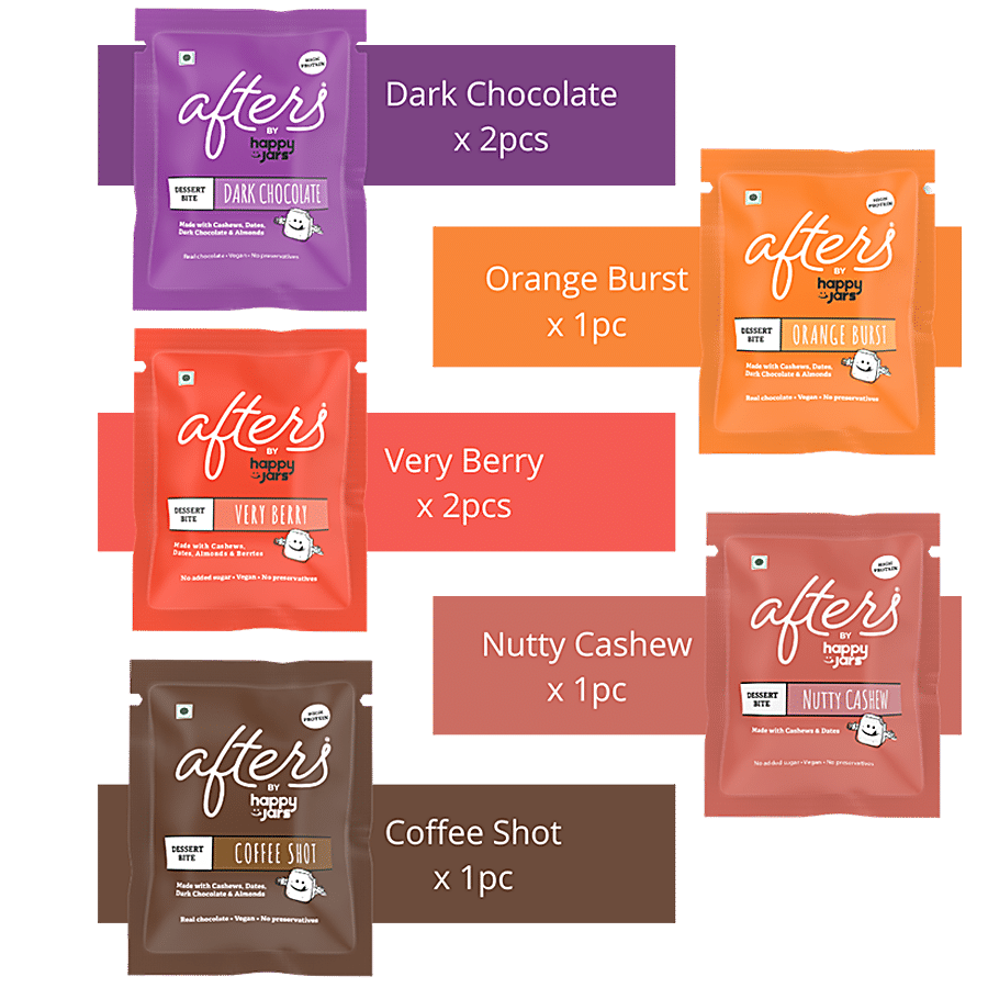 Happy Jars Variety Pack Healthy Bites - Nutritious Dessert