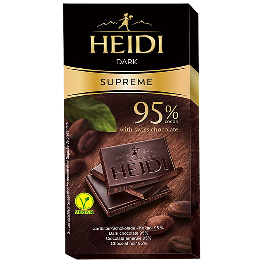 Heidi 95% Cocoa Dark Chocolate Bar