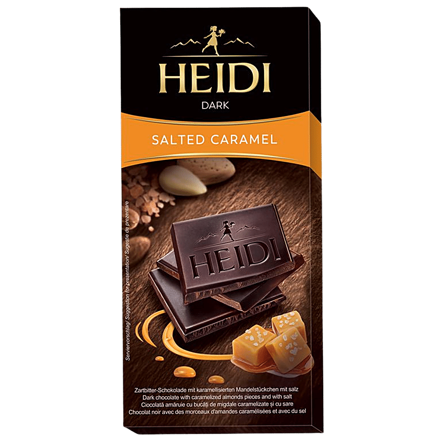 Heidi Salted Caramel Dark Chocolate Bar