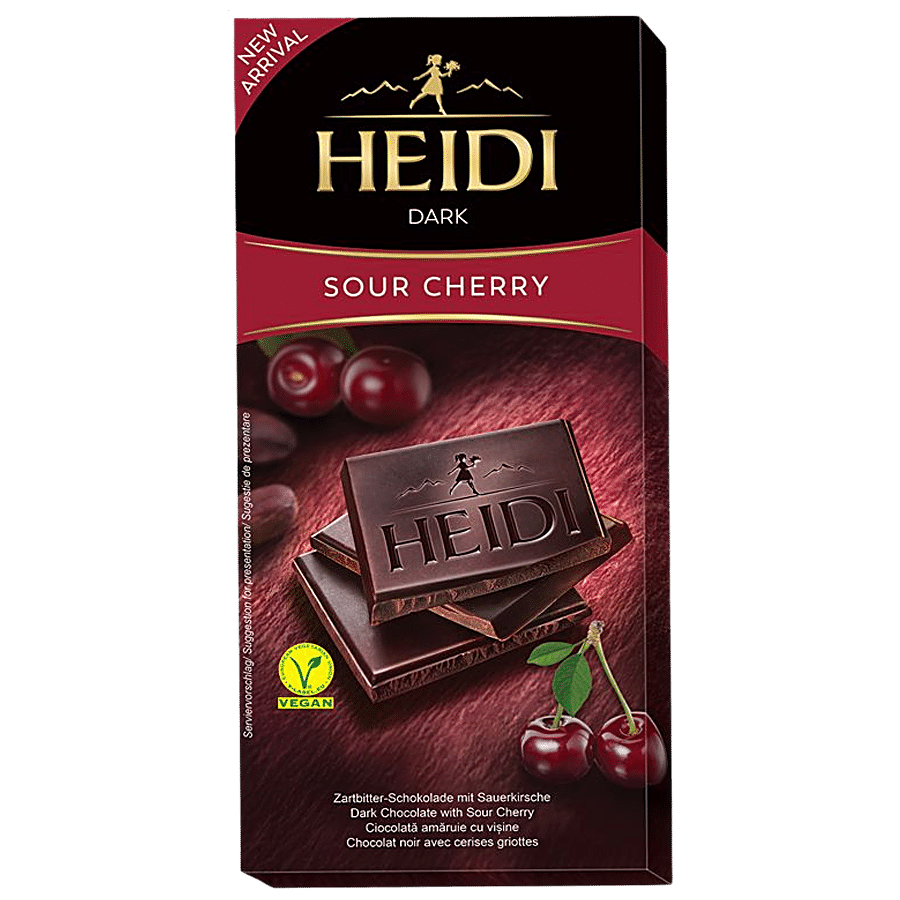 Heidi Sour Cherry Dark Chocolate Bar