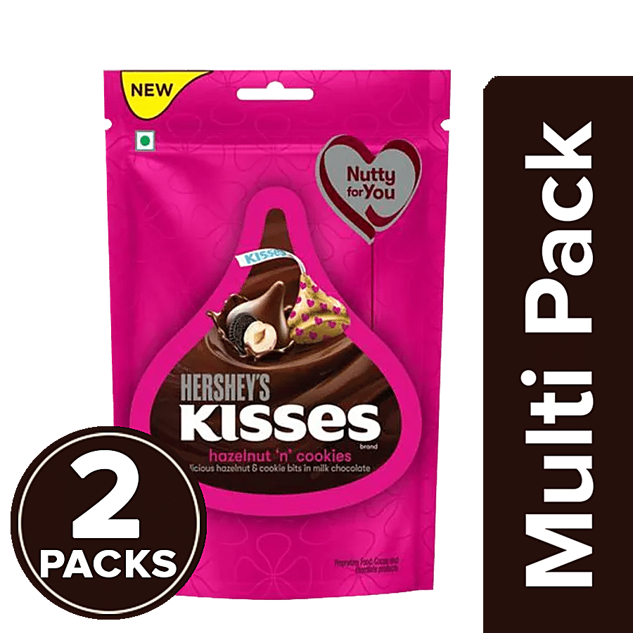 Hershey's Kisses Hazelnut N Cookies - Milk Chocolate