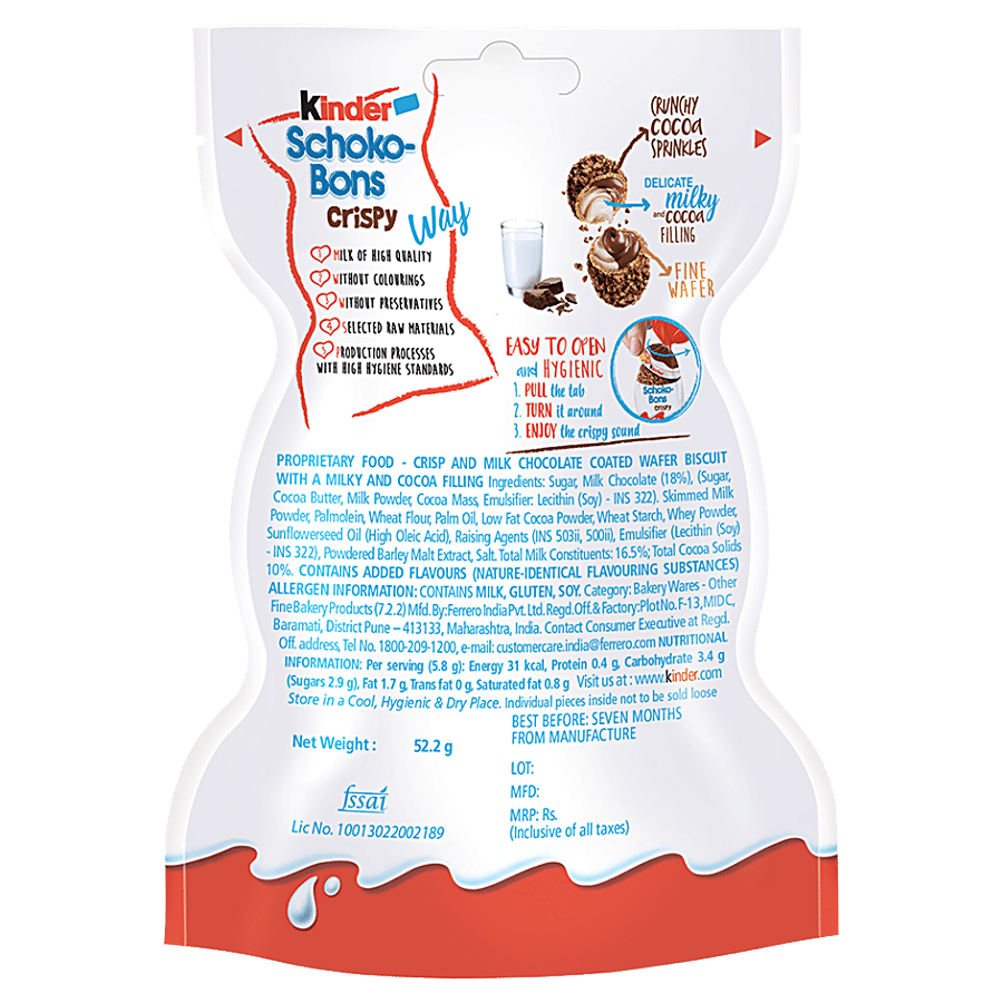 Kinder Schoko Bons Crispy Family Bag