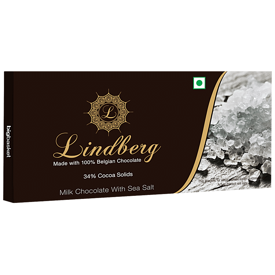 Lindberg 100% Belgian Milk Chocolate - Sea Salt