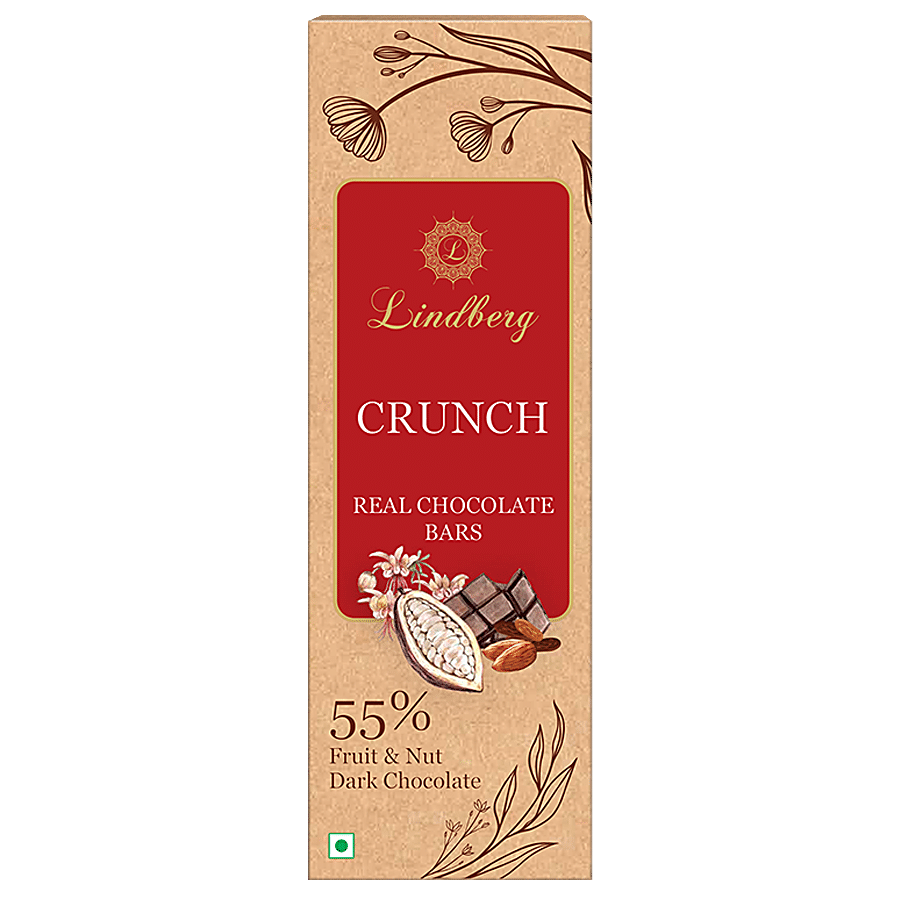 Lindberg Crunch Fruit n Nut Chocolate Bar - 55% Cocoa