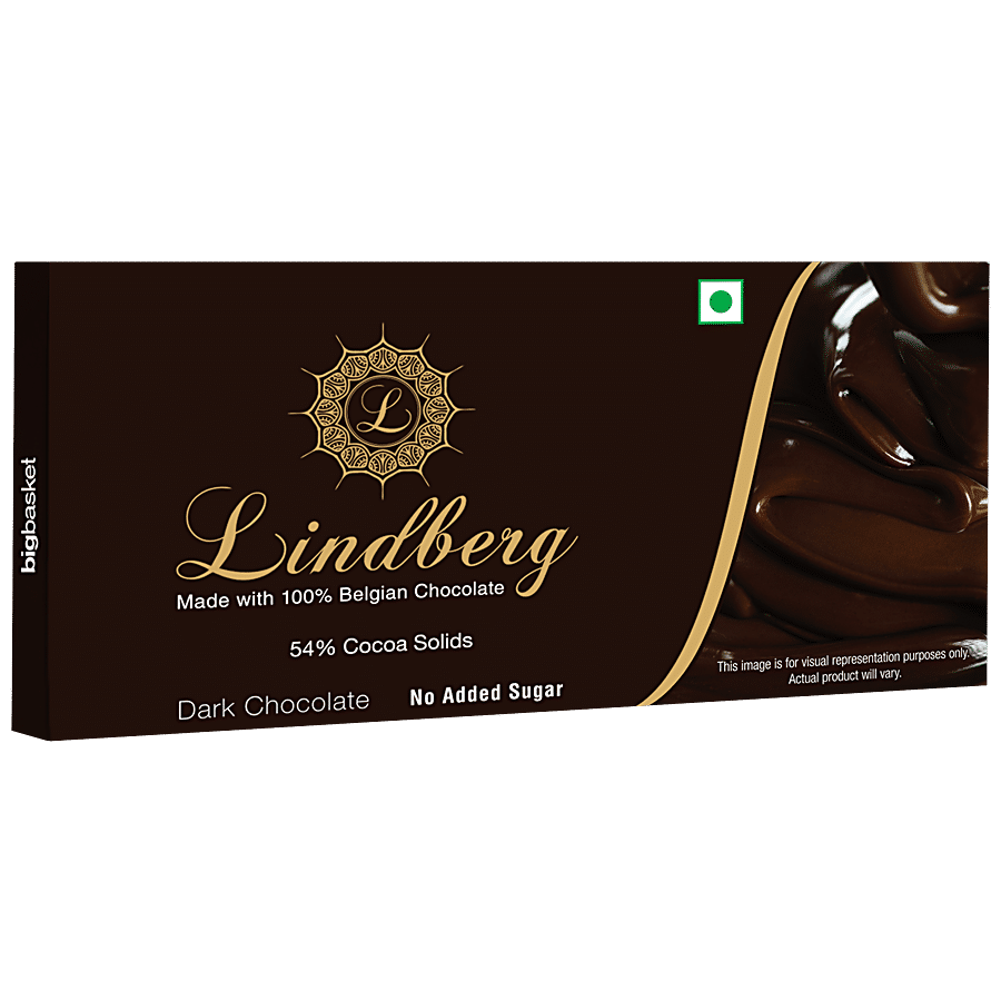 Lindberg Pure Belgian Dark Chocolate - No Added Sugar