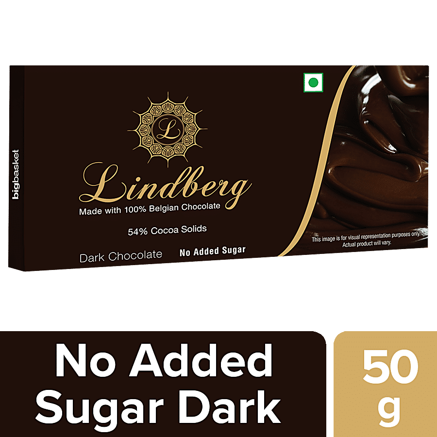 Lindberg Pure Belgian Dark Chocolate - No Added Sugar