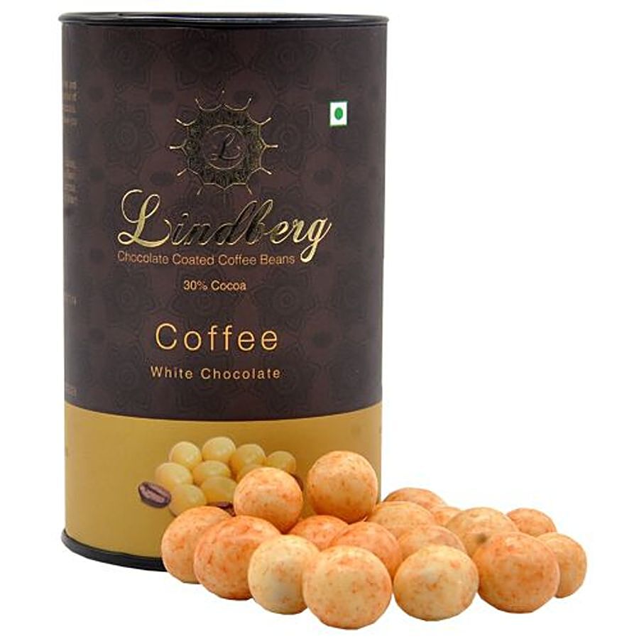 Lindberg White Chocolate Coated Coffee Beans