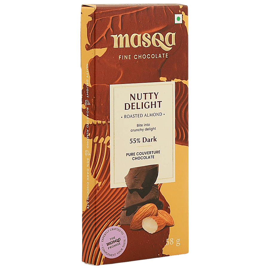 Masqa Nutty Delight Chocolate - Roasted Almond