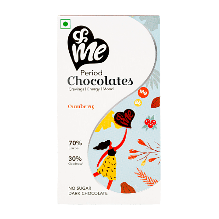 &Me Period Dark Chocolate - Cranberry