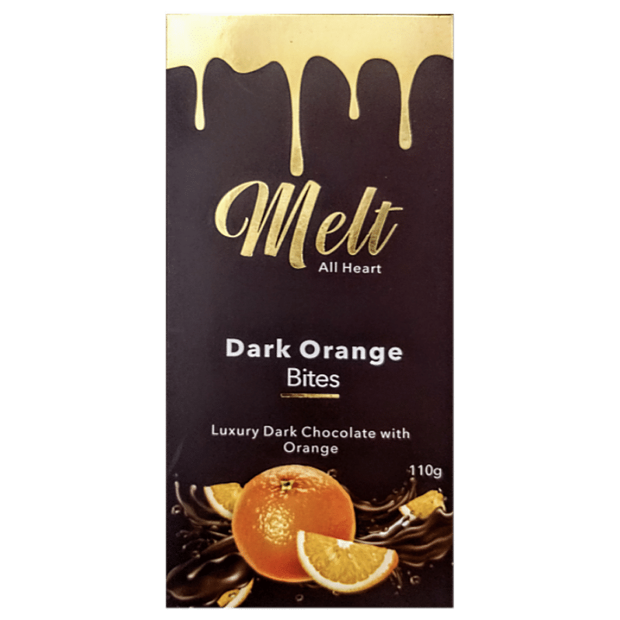 Melt  Dark Orange Bites - Luxury Dark Chocolate With Orange