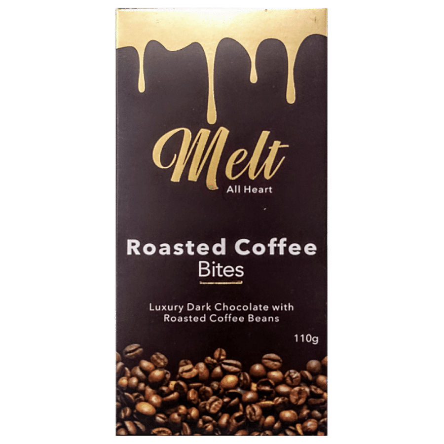 Melt  Roasted Coffee Bites - Luxury Dark Chocolate With Roasted Coffee Beans