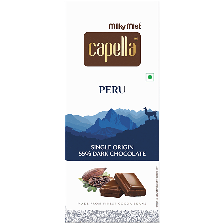 Milky Mist Capella Peru Single Origin 55% Dark Chocolate