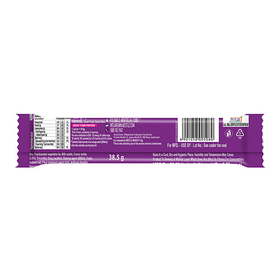 NESTLE MUNCH Max Chocolate Coated Crunchy Wafer Bar