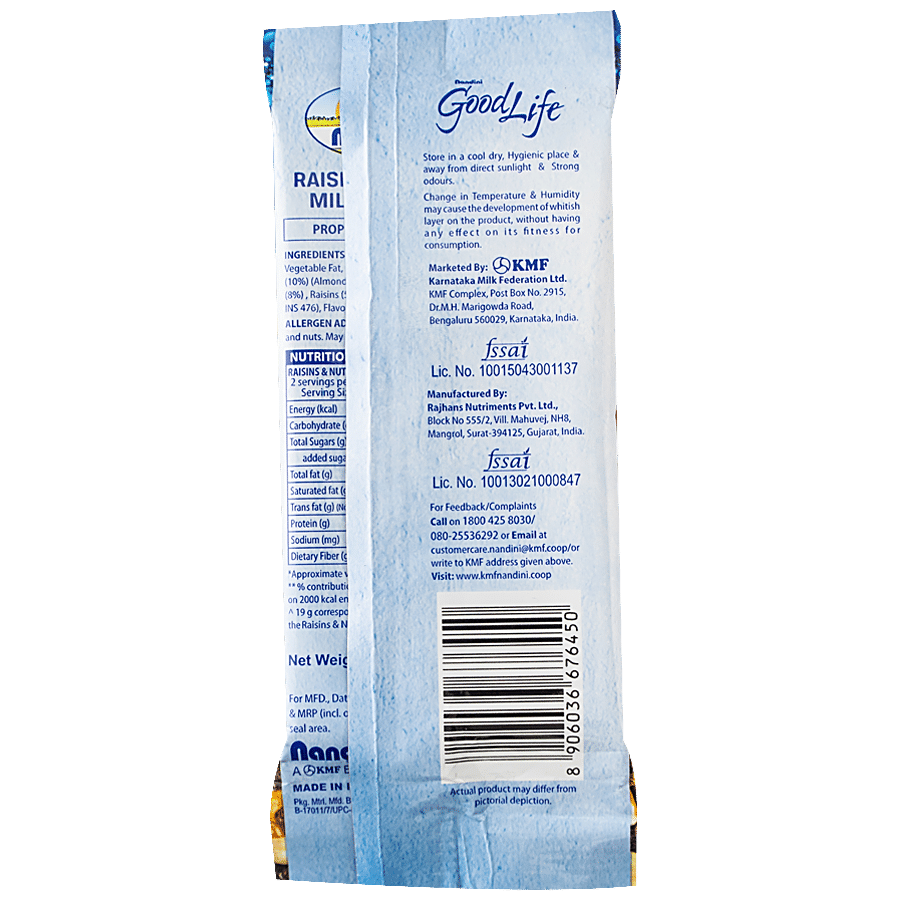 Nandini GoodLife Raisins & Nuts Milk Choco - Instant Energy