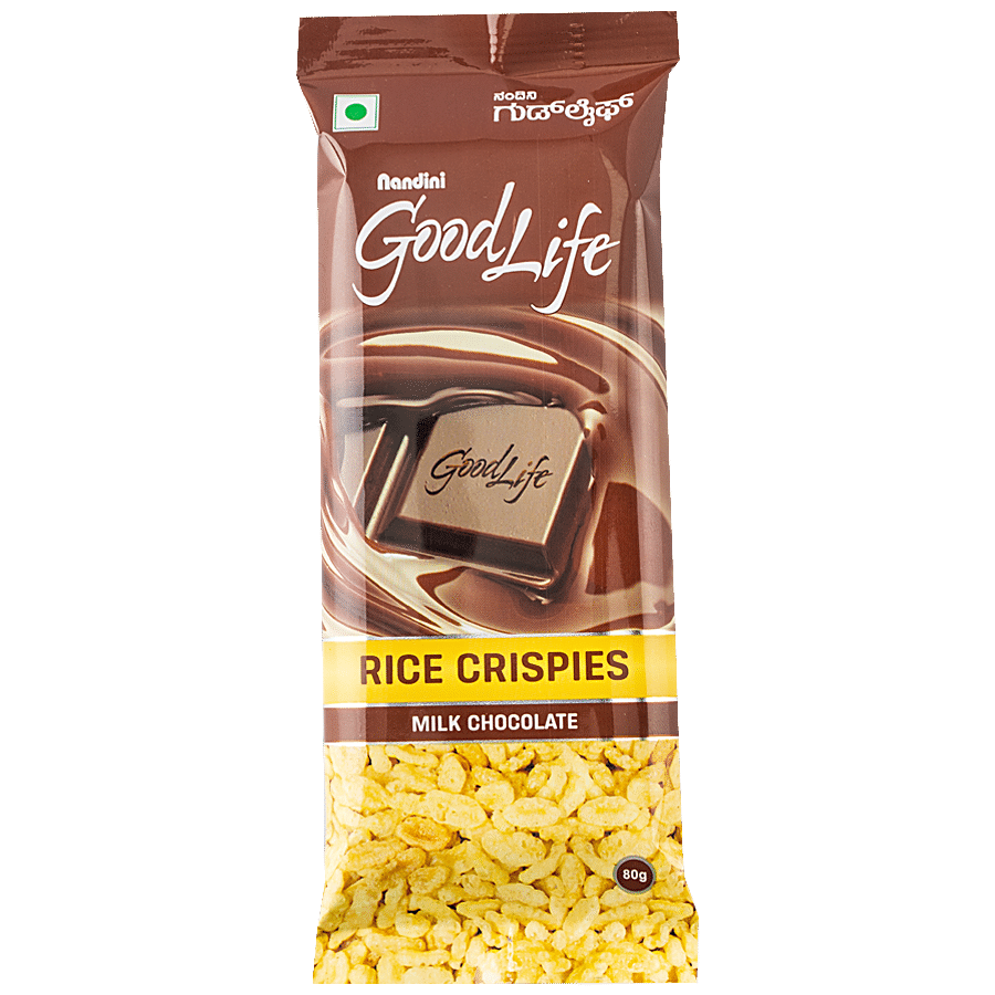 Nandini GoodLife Rice Crispies Milk Chocolate - Instant Energy