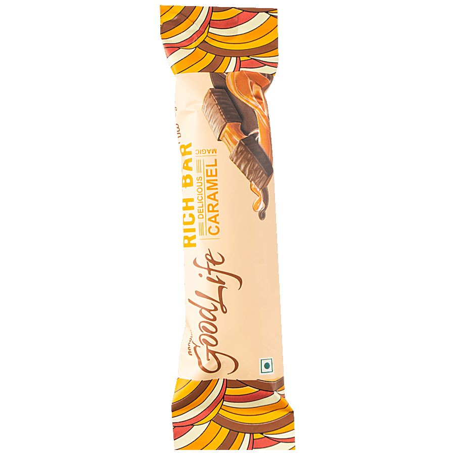 Nandini GoodLife Rich Bar Chocolate - Delicious Caramel