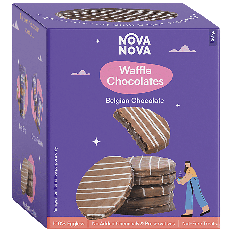 Nova Nova  Waffle Chocolates - Belgian Chocolate