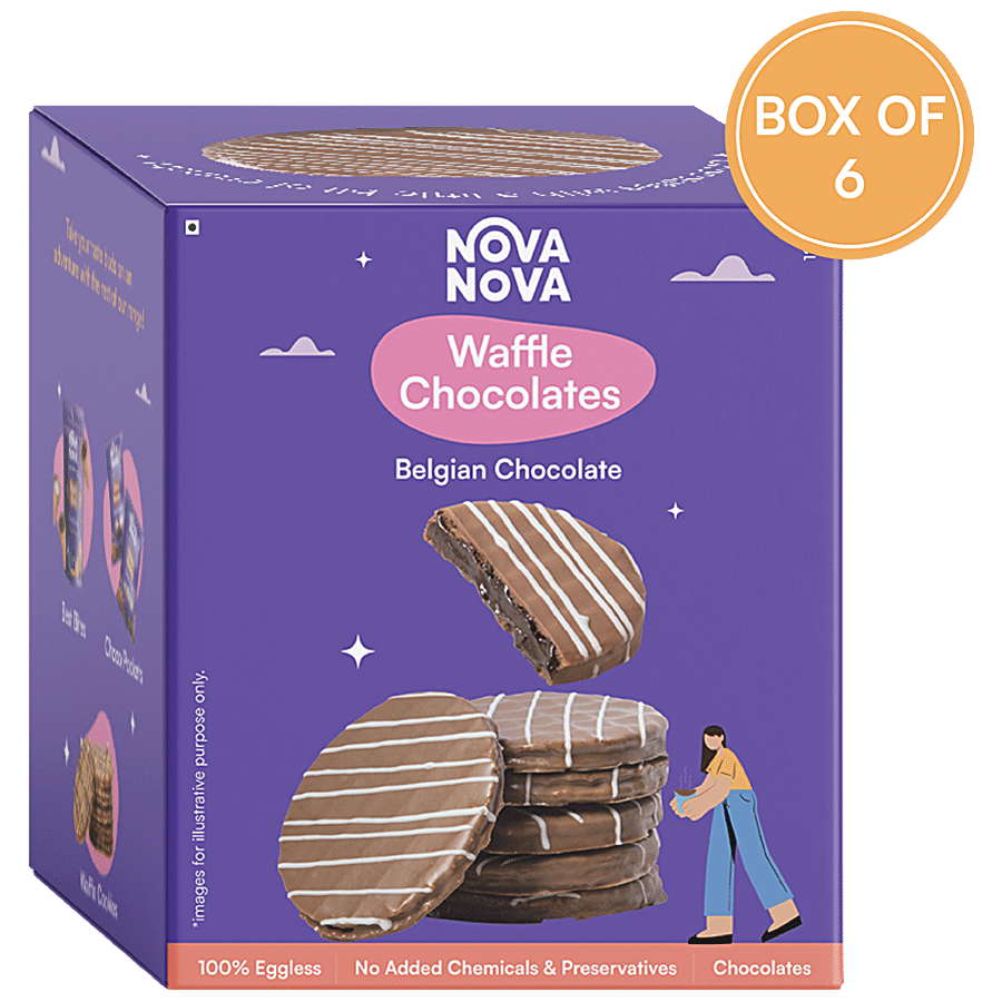 Nova Nova  Waffle Chocolates - Belgian Chocolate