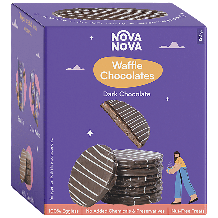 Nova Nova  Waffle Chocolates - Dark Chocolate