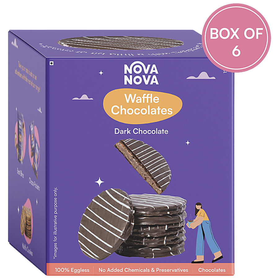 Nova Nova  Waffle Chocolates - Dark Chocolate