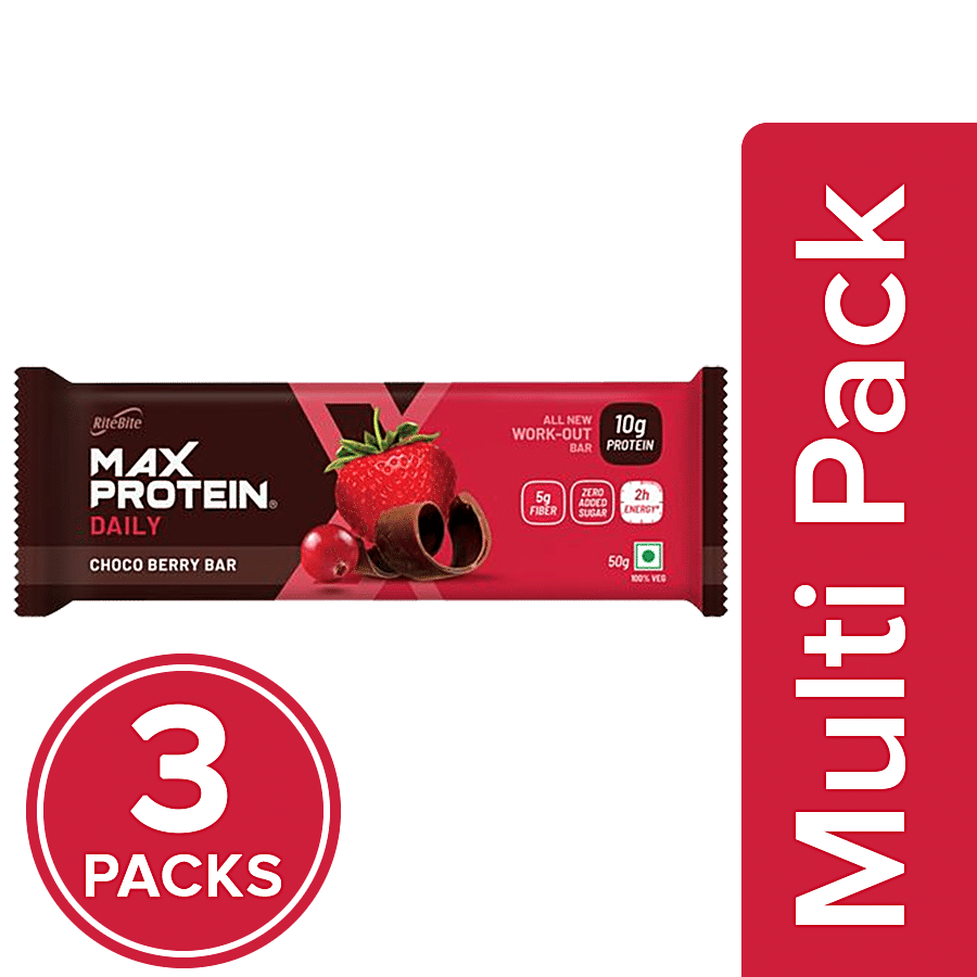 RiteBite Max Protein Daily Choco Berry Bar