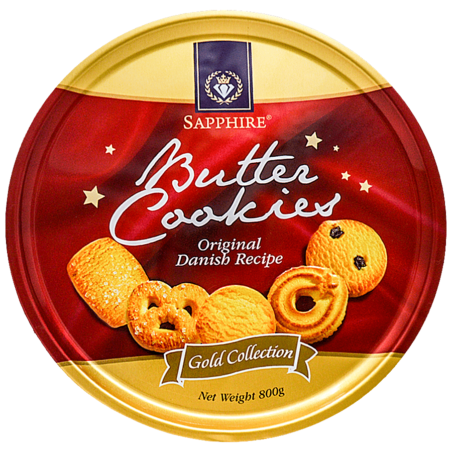 Sapphire  Butter Cookies Original Danish Recipe - Gold Collection