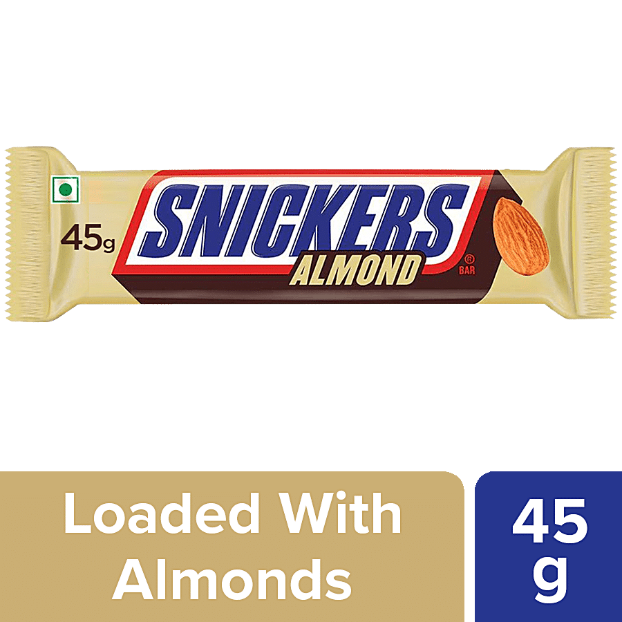 Snickers Almond Filled Chocolate Bar Loaded With Almonds