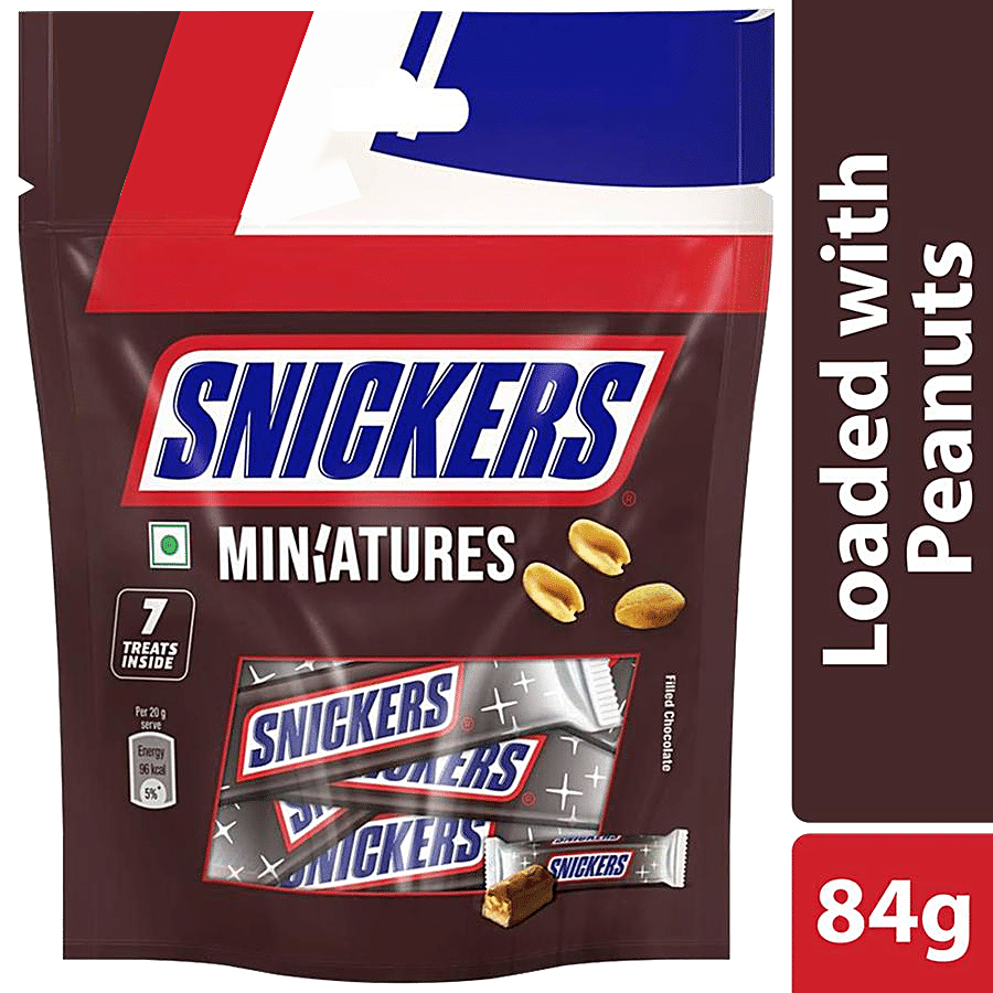 Snickers Miniature Chocolate - Peanut Filled