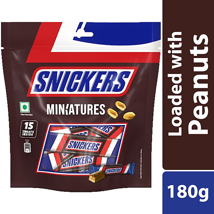 Snickers Miniatures Chocolate With Peanuts