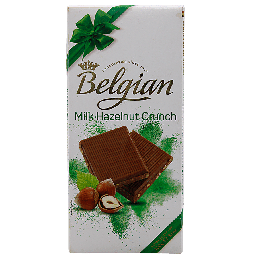 The Belgian Bar Milk Chocolate - with Hazelnut Crunch