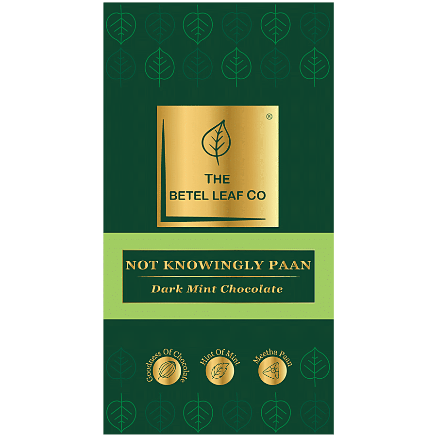 The Betel Leaf Co. Betel Dark Mint Chocolate Bar